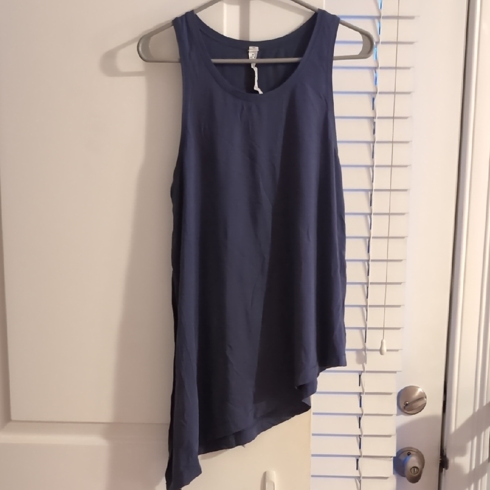 Lululemon Blue/Purple Asymmetrical Tank Top